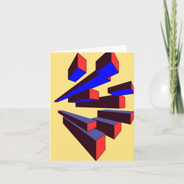 Faltschachtelkarte Karte (Vorderseite)