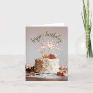 Faltte Geburtstagskarte Dankeskarte