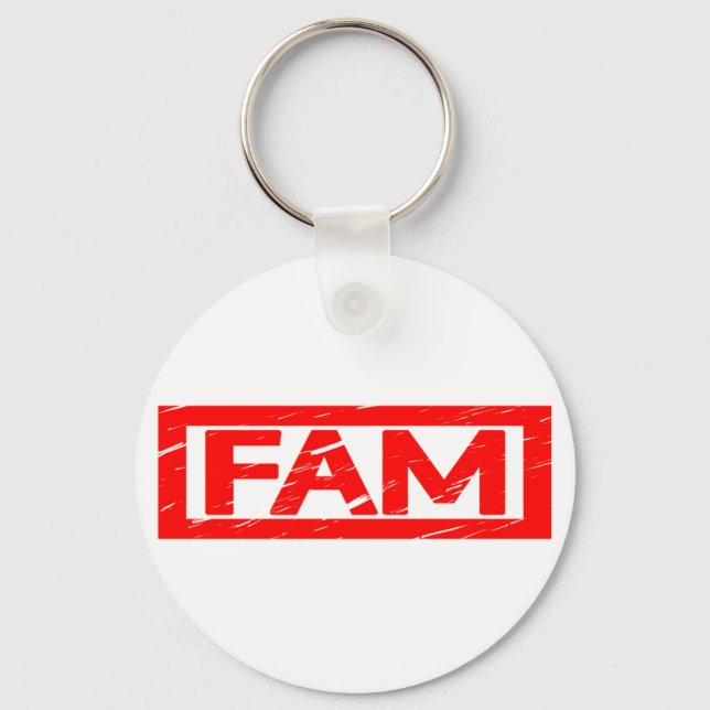 Fam Briefmarke Schlüsselanhänger (Vorderseite)