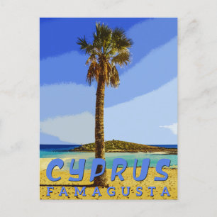 famagusta cyprus - cyprus Strände Feiertagspostkarte