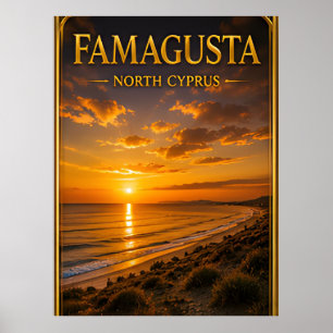 Famagusta Nordzypern Küstenreise  Poster