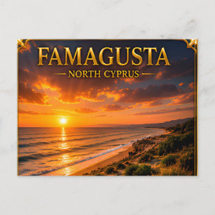 Famagusta Nordzypern Mittelmeer-Escape Postkarte