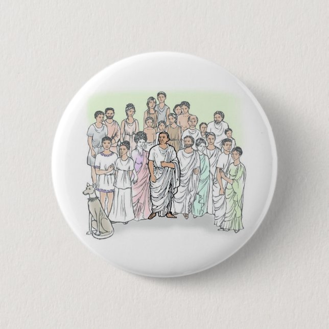 Familia Caecilii Button (Vorderseite)