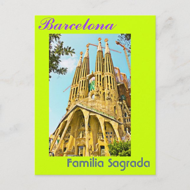 Familia Sagrada Postkarte (Vorderseite)