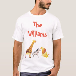 Familiäre Safari-Tiere T-Shirt