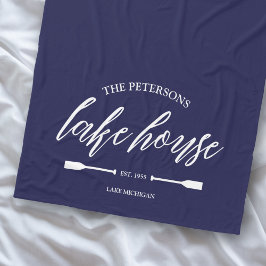 Familiäres Haus Vermietung Nautic Custom Deco Fleecedecke