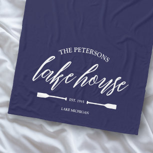 Familiäres Haus Vermietung Nautic Custom Deco Fleecedecke