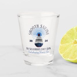 Familiäres Matching Cruise Vacation Name & Year Schnapsglas