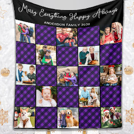 Familie 13 Foto Collage Personalisierter Urlaub Ka Fleecedecke