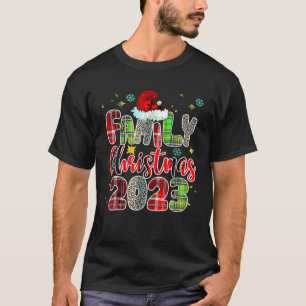 Familie 2023 Weihnachts-Matching Outfits Team Sant T-Shirt