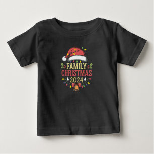 Familie 2024 Weihnachts-Matching Outfits Team Sant Baby T-shirt