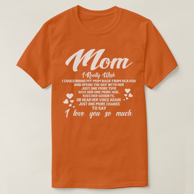 FAMILIE 365 Mama I Liebe Sie Erinnerung an meine M T-Shirt (Design vorne)