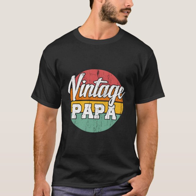 Familie 365 Papa Vatertag Großvater T-Shirt (Vorderseite)