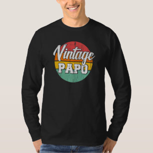 Familie 365 Vintag Papo Vatertag Großvater T-Shirt