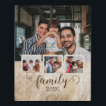 Familie 4 FotoCollage Puzzle<br><div class="desc">Familie 4 Foto Vatertag Geschenk zwei Väter</div>
