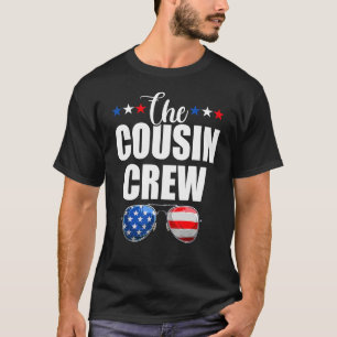 Familie 4. Juli Matching Cousin Crew American F T-Shirt