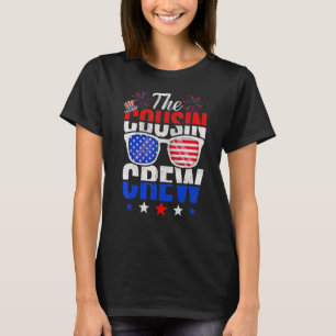 Familie 4. Juli Matching Cousin Crew American F T-Shirt