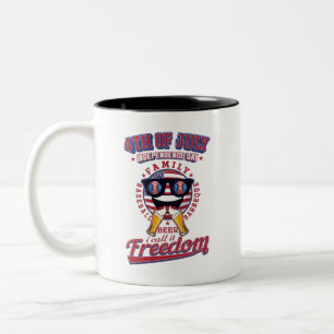 Familie 4. Juli Zweifarbige Tasse