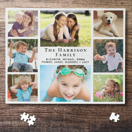 Familie 8 FotoCollage Puzzle