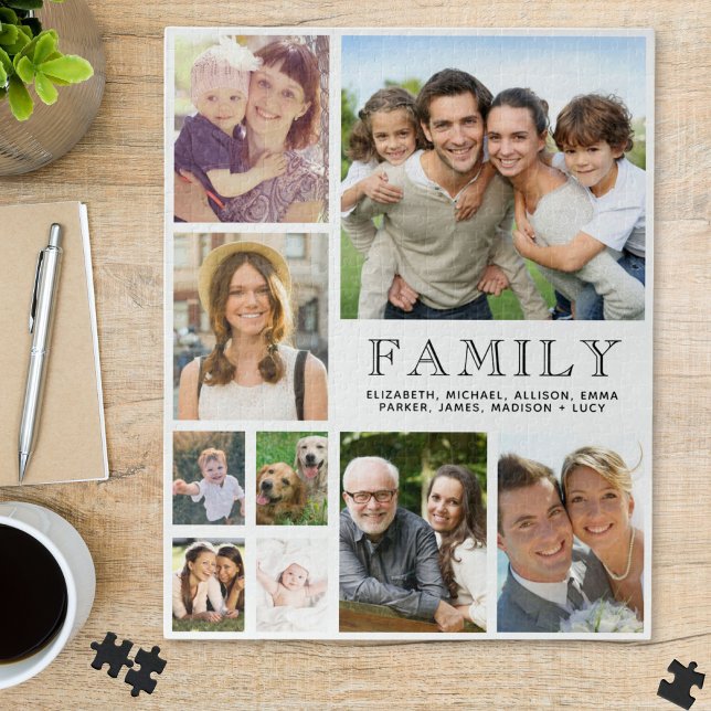 Familie 9 FotoCollage Puzzle (Von Creator hochgeladen)