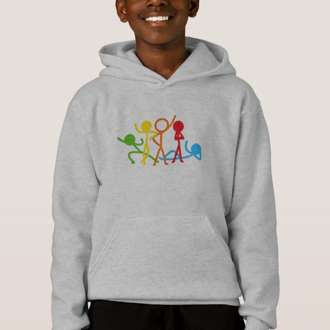 Familie Alan Animer Becker Hoodie (Vorderseite)