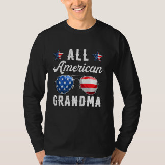 Familie Alle amerikanischen Oma uns 4. Juli Patrio T-Shirt