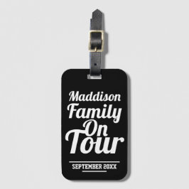 Familie auf Tour Holiday Luggage Tag Gepäckanhänger
