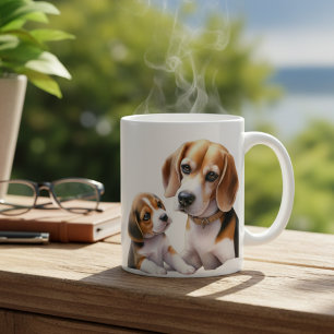 Familie Beagel Kaffeetasse