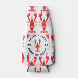 Familie, beliebiger Lobsterkohl Flaschenkühler
