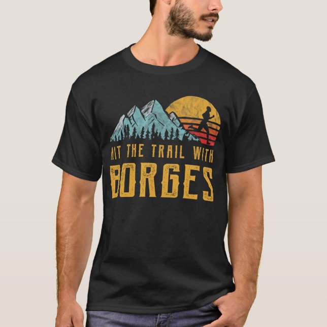 Familie BORGES Laufen - Mit BORGES auf dem Weg T-Shirt (Vorderseite)