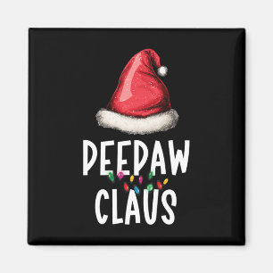 Familie Bunnyaw Claus Weihnachten Santas Pyjama-Ma Magnet