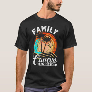 Familie Cancun Urlaub 2022 Beach Matching Family T-Shirt