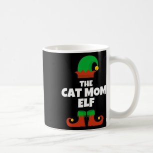 Familie Cat Mama Elf Weihnachten Matching Pj Pajam Kaffeetasse