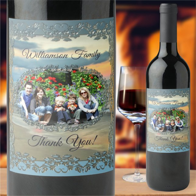 Familie Danke Ocean Sunset 0735 Weinetikett (Von Creator hochgeladen)