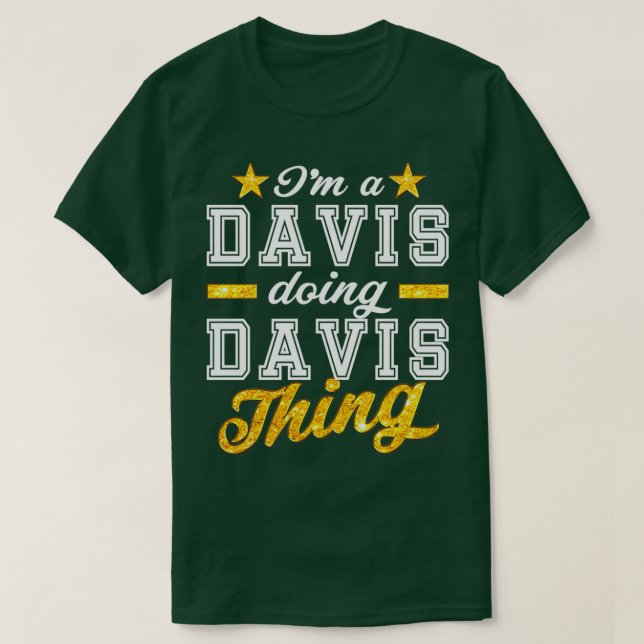 Familie Davis Wiedersehen Davis  T-Shirt (Design vorne)