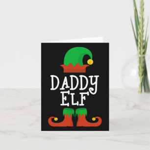 Familie Der Daddy Elf Weihnachten Matching Pj Paja Karte