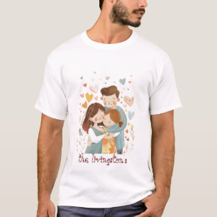 Familie der drei T-Shirt