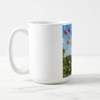 Familie der Luftballons Kaffeetasse