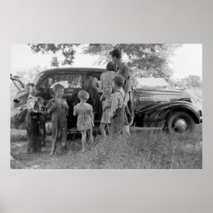 Familie der Migranten, 1940 Poster