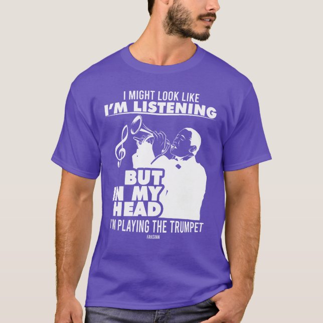 Familie der Musiklehrerin Trumpet T-Shirt (Vorderseite)