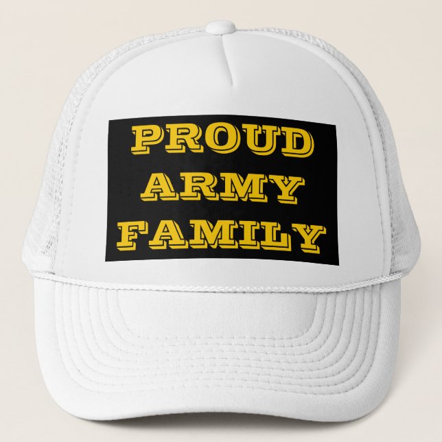 Familie der Proud-Armee Truckerkappe (Vorderseite)
