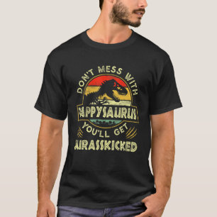 Familie des Mens Vatertages passt Pappy Dinosaurie T-Shirt