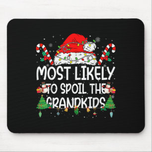 Familie, die Weihnachten passt, die am ehesten den Mousepad