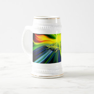 Familie Dolphin im Sonnenschein Bierglas
