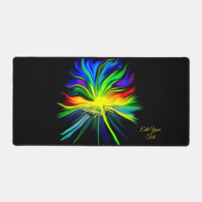 Familie Dolphin im Sonnenschein Schreibtischunterlage (Vorderseite)