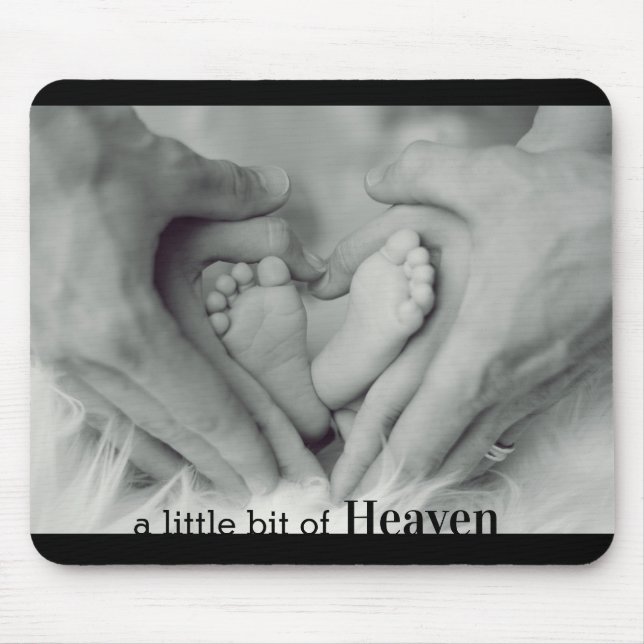 Familie - ein bisschen Himmel Mousepad (Vorne)