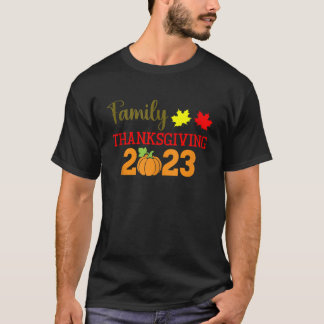 Familie Erntedank 2023 Matching Trukey autu T-Shirt