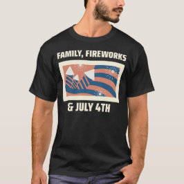Familie, Feuerwerk & 4. Juli T-Shirt