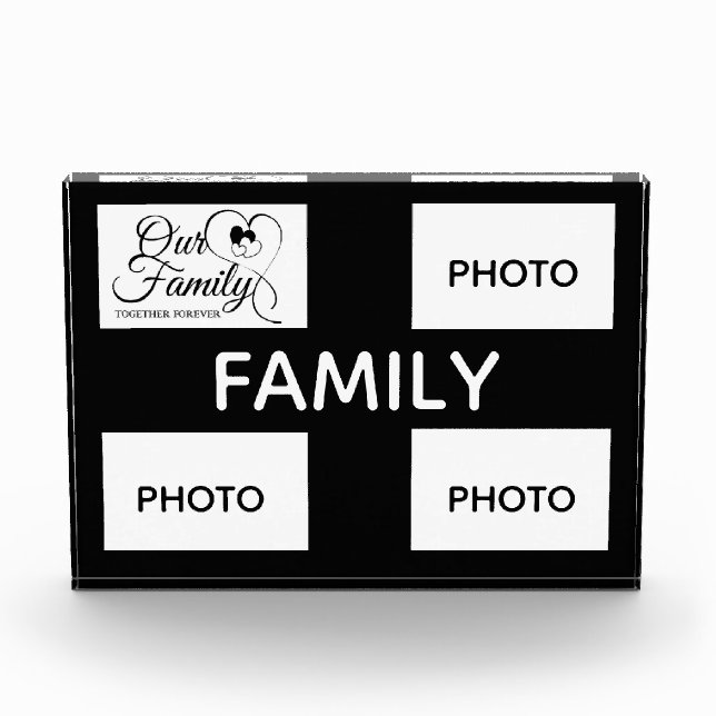 Familie Fotoblock (Vorderseite)