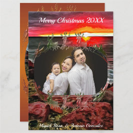 Familie Frohe Weihnachten Banderas Sunset 914